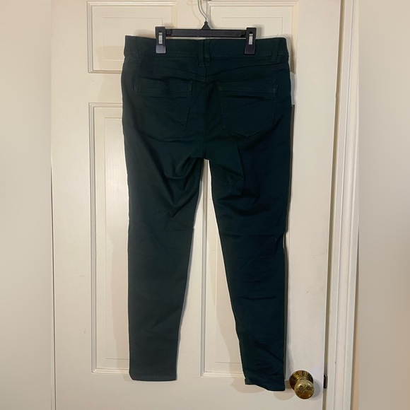 Democracy Womens Ab Technology Skinny Jeans Size 8 Green Denim Mid Rise Stretch - Picture 5 of 8